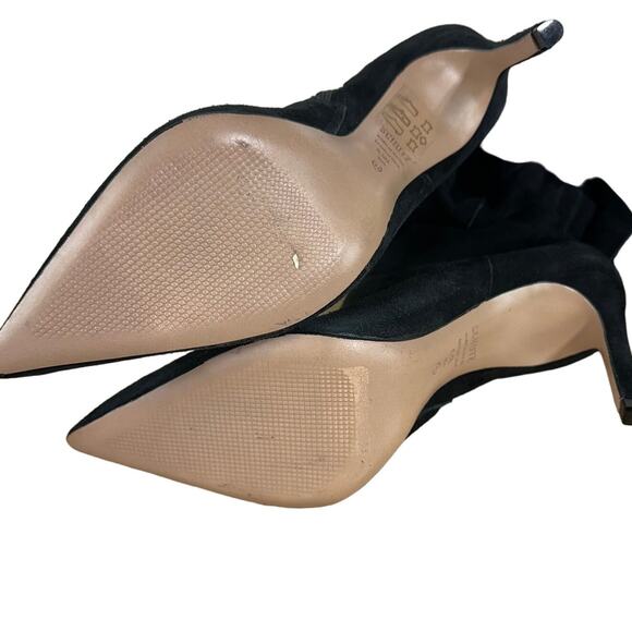 Schutz Ashlee Over The Knee Black Suede Boot Women's Size 5.5B New Without Box - Picture 7 of 10